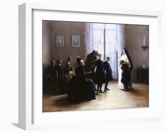 Joining the Convent-Jeanne Rongier-Framed Giclee Print