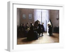 Joining the Convent-Jeanne Rongier-Framed Giclee Print