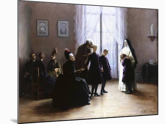Joining the Convent-Jeanne Rongier-Mounted Giclee Print