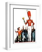 "Joining the Parade,"April 18, 1936-James C. McKell-Framed Giclee Print