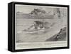 Joint Naval and Military Manoeuvres on the Danube, Monitors on the River-null-Framed Stretched Canvas