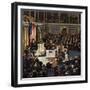 "Joint Session of Congress", January 7, 1950-John Falter-Framed Giclee Print