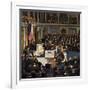 "Joint Session of Congress", January 7, 1950-John Falter-Framed Giclee Print