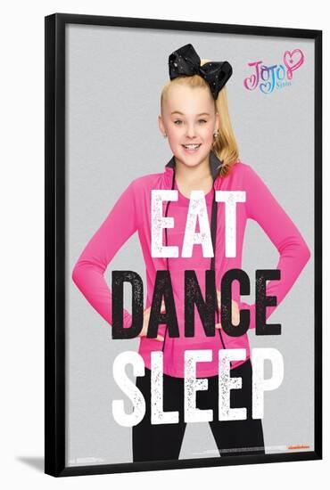 Jojo Siwa- Eat Dance Sleep-null-Framed Poster