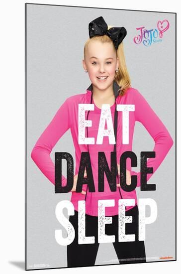Jojo Siwa- Eat Dance Sleep-null-Mounted Poster