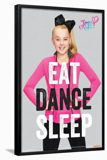 JoJo Siwa - Eat Dance Sleep-Trends International-Framed Poster