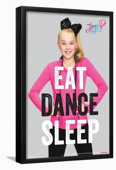JoJo Siwa - Eat Dance Sleep-Trends International-Framed Poster