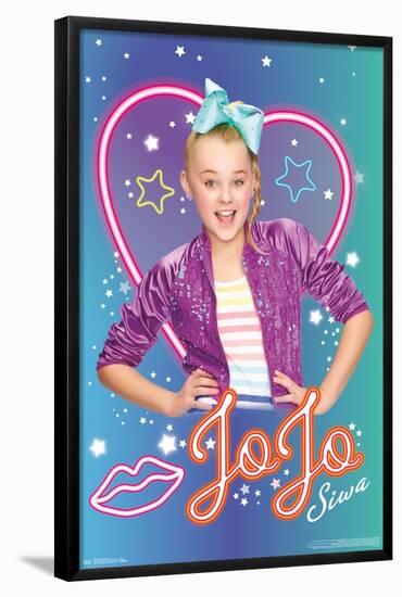 JoJo Siwa - Neon-Trends International-Framed Poster