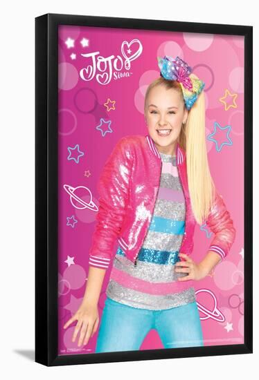 Jojo Siwa - Pink-Trends International-Framed Poster