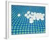 Joke: Eggs (Eggs on a Green Carpet)-Casorati Felice-Framed Giclee Print