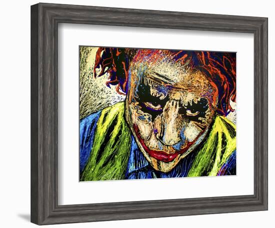 Joker Dripped001-Rock Demarco-Framed Giclee Print