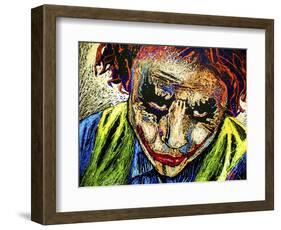 Joker Dripped001-Rock Demarco-Framed Giclee Print