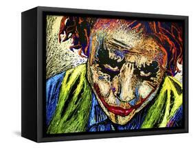 Joker Dripped001-Rock Demarco-Framed Stretched Canvas