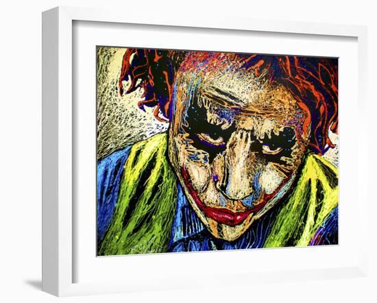 Joker Dripped001-Rock Demarco-Framed Giclee Print