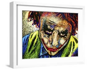 Joker Dripped001-Rock Demarco-Framed Giclee Print