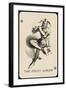 Joker Playing Card-null-Framed Art Print