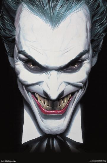 JOKER - PORTRAIT-null-Lamina Framed Poster