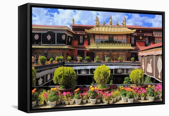 Jokhang Temple, Lhasa, Tibet, China-Ivan Vdovin-Framed Stretched Canvas