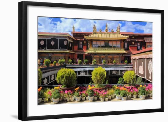 Jokhang Temple, Lhasa, Tibet, China-Ivan Vdovin-Framed Photographic Print