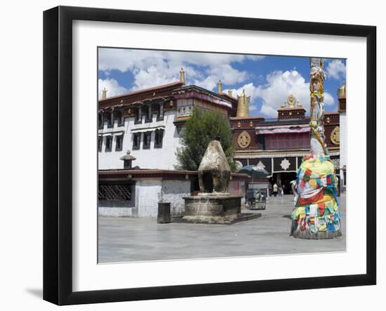 Jokhang Temple, the Most Revered Religious Structure in Tibet, Lhasa, Tibet, China-Ethel Davies-Framed Photographic Print