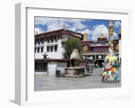 Jokhang Temple, the Most Revered Religious Structure in Tibet, Lhasa, Tibet, China-Ethel Davies-Framed Photographic Print