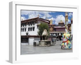 Jokhang Temple, the Most Revered Religious Structure in Tibet, Lhasa, Tibet, China-Ethel Davies-Framed Photographic Print