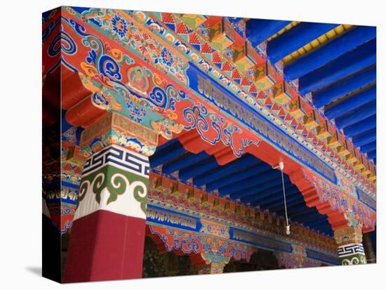 Jokhang Temple, the Most Revered Religious Structure in Tibet, Lhasa, Tibet, China-Ethel Davies-Stretched Canvas