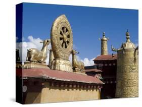 Jokhang Temple, the Most Revered Religious Structure in Tibet, Lhasa, Tibet, China-Ethel Davies-Stretched Canvas