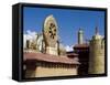 Jokhang Temple, the Most Revered Religious Structure in Tibet, Lhasa, Tibet, China-Ethel Davies-Framed Stretched Canvas