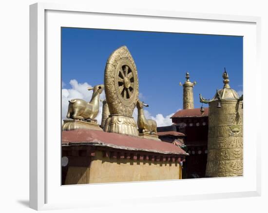 Jokhang Temple, the Most Revered Religious Structure in Tibet, Lhasa, Tibet, China-Ethel Davies-Framed Photographic Print