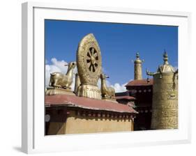 Jokhang Temple, the Most Revered Religious Structure in Tibet, Lhasa, Tibet, China-Ethel Davies-Framed Photographic Print