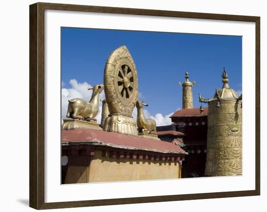 Jokhang Temple, the Most Revered Religious Structure in Tibet, Lhasa, Tibet, China-Ethel Davies-Framed Photographic Print