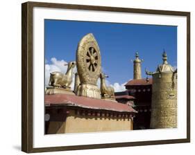 Jokhang Temple, the Most Revered Religious Structure in Tibet, Lhasa, Tibet, China-Ethel Davies-Framed Photographic Print