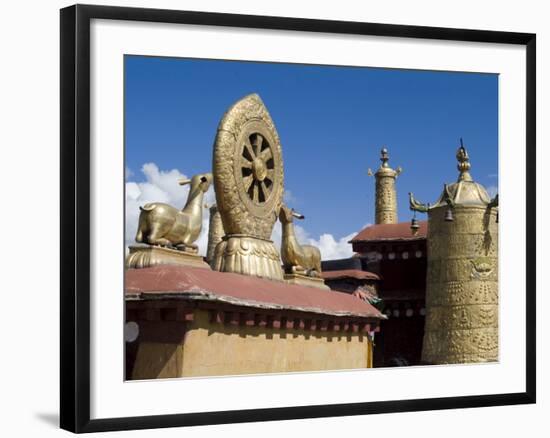 Jokhang Temple, the Most Revered Religious Structure in Tibet, Lhasa, Tibet, China-Ethel Davies-Framed Photographic Print