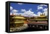 Jokhang Temple, the Most Revered Religious Structure, Lhasa, Tibet, China, Asia-Simon Montgomery-Framed Stretched Canvas