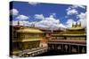 Jokhang Temple, the Most Revered Religious Structure, Lhasa, Tibet, China, Asia-Simon Montgomery-Stretched Canvas
