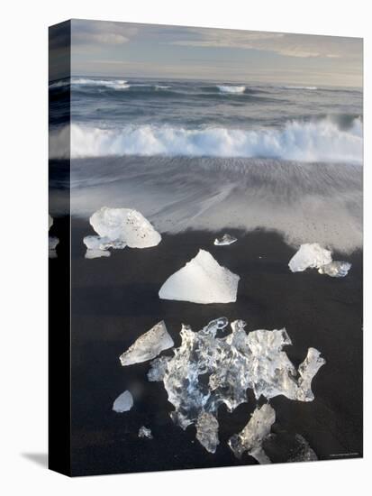 Jokulsarlon Glacial Lagoon, Iceland-Peter Adams-Stretched Canvas