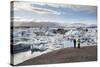 Jokulsarlon Glacier Lagoon, Iceland, Polar Regions-Michael-Stretched Canvas