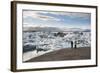 Jokulsarlon Glacier Lagoon, Iceland, Polar Regions-Michael-Framed Photographic Print