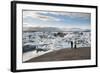 Jokulsarlon Glacier Lagoon, Iceland, Polar Regions-Michael-Framed Photographic Print