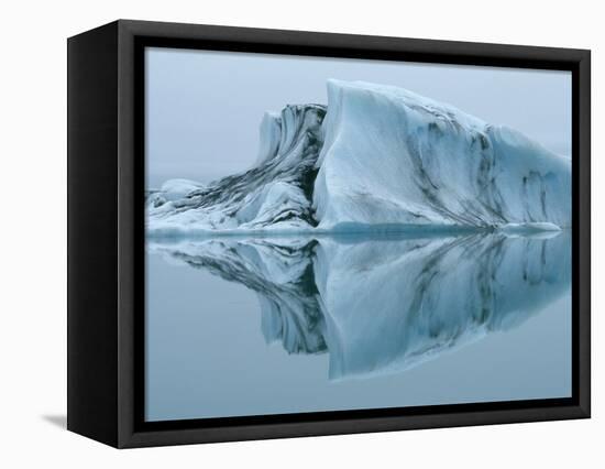 Jokulsarlon Glacier Lake-Micha Pawlitzki-Framed Stretched Canvas