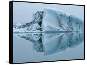 Jokulsarlon Glacier Lake-Micha Pawlitzki-Framed Stretched Canvas