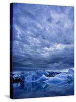 Jokulsarlon Iceberg Lagoon, Iceland-Michele Falzone-Stretched Canvas
