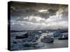 Jokulsarlon, Lagoon of Icebergs, SE Iceland-D^ Robert Franz-Stretched Canvas