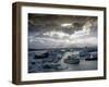 Jokulsarlon, Lagoon of Icebergs, SE Iceland-D^ Robert Franz-Framed Premium Photographic Print