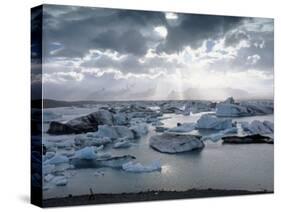 Jokulsarlon, Lagoon of Icebergs, SE Iceland-Jeffrey Rotman-Stretched Canvas