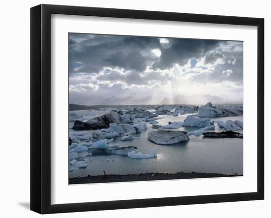 Jokulsarlon, Lagoon of Icebergs, SE Iceland-Jeffrey Rotman-Framed Premium Photographic Print