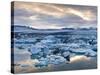 Jokulsarlon, South Iceland, Iceland, Polar Regions-Ben Pipe-Stretched Canvas