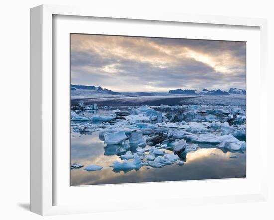 Jokulsarlon, South Iceland, Iceland, Polar Regions-Ben Pipe-Framed Photographic Print