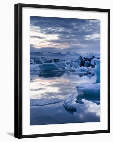 Jokulsarlon, South Iceland, Iceland, Polar Regions-Ben Pipe-Framed Photographic Print